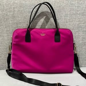 Kate Spade hot pink laptop bag! So cute!!! 💕